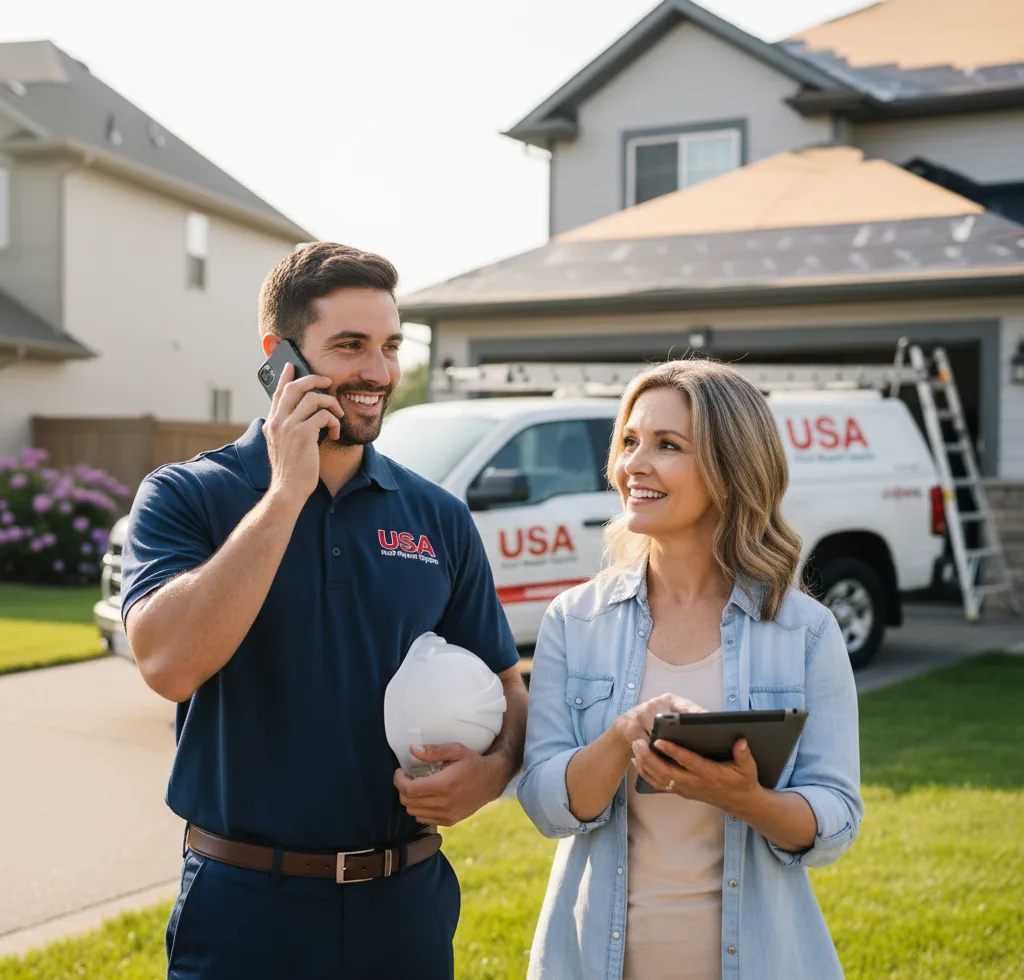 USA Roof Repair Experts customer support in Ridgway